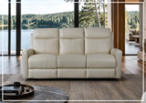 Klaussner Brento Leather Match Power Reclining Sofa With USB Charging