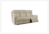 Klaussner Brento Leather Match Power Reclining Sofa With USB Charging