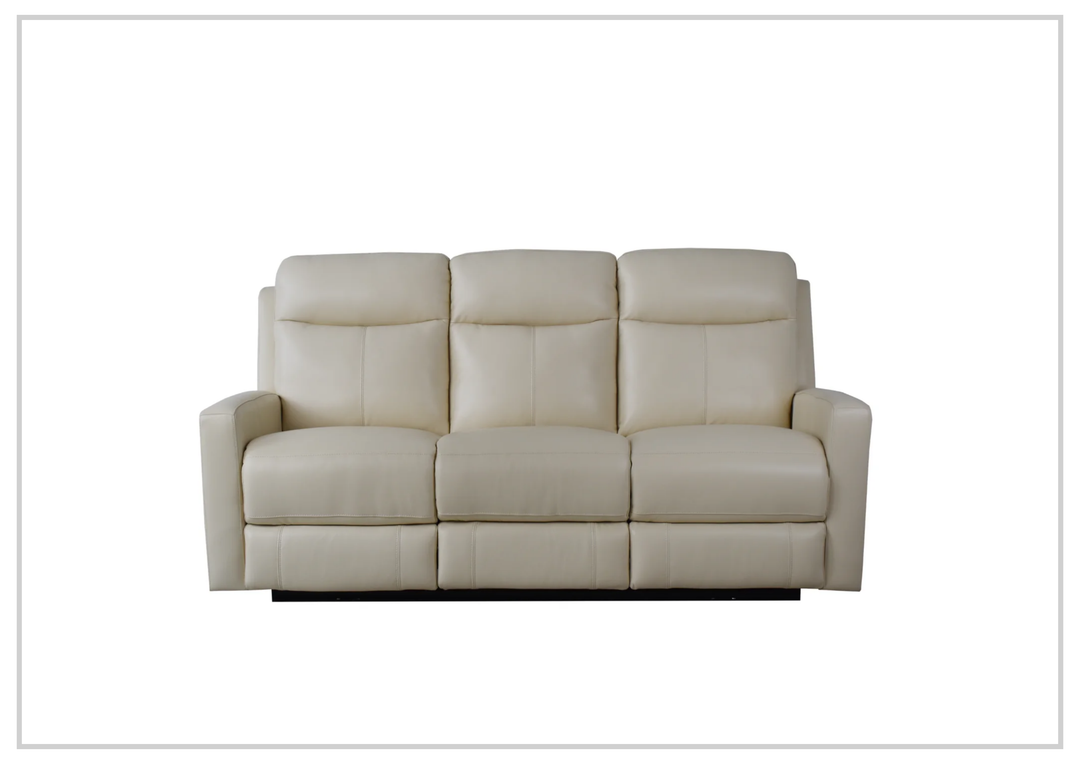 Klaussner Brento Leather Match Power Reclining Sofa With USB Charging