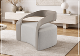 Klaussner Brivelle Chair In Gray - SOFABED
