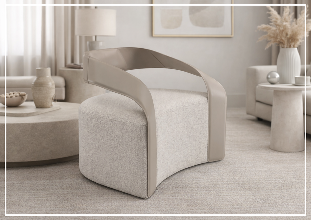 Klaussner Brivelle Chair In Gray - SOFABED