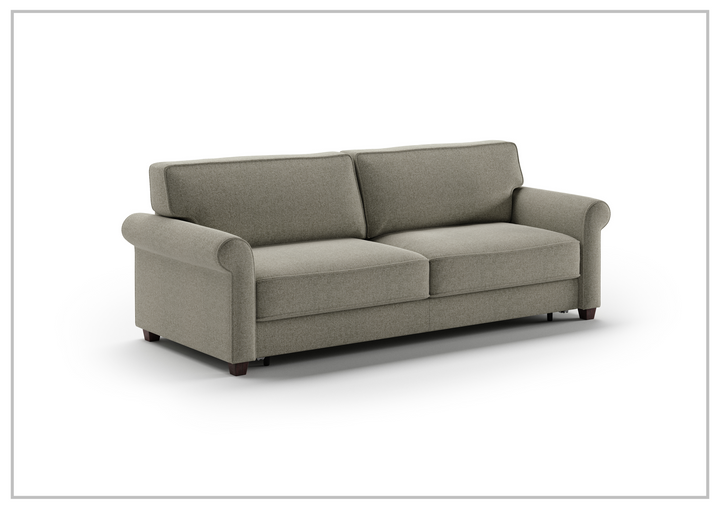 Casey Queen Sofa Sleeper in Walnut Leg Finish