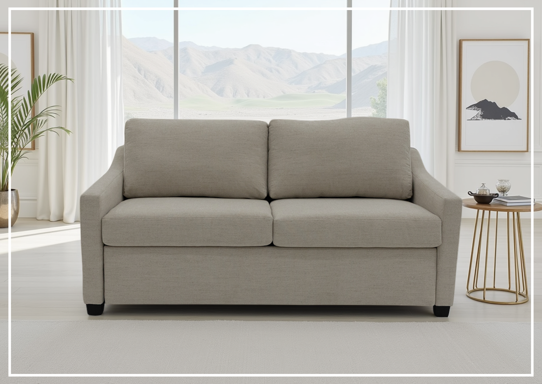 Klaussner Calloway Fabric Sleeper Sofa featuring High-Resiliency Foam-Sofabed