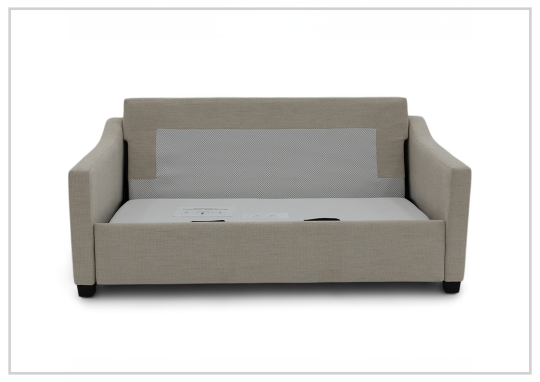 Klaussner Calloway Fabric Sleeper Sofa featuring High-Resiliency Foam-Sofabed