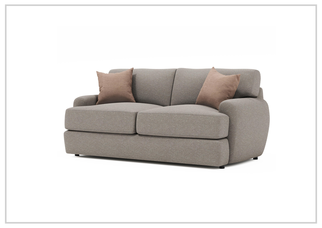 Bernhardt Cameron Fabric Loveseat With Oversized Roll Arms - SOFABED