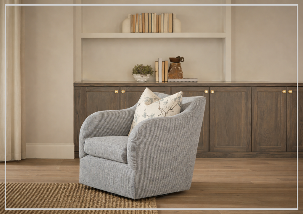 Universal Camille Fabric Chair Swivel Base