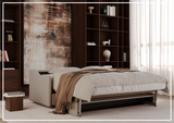 Innovation Living Carnell Fabric 2-Seater Queen-Sized Sofa Bed (Gray/Taupe)
