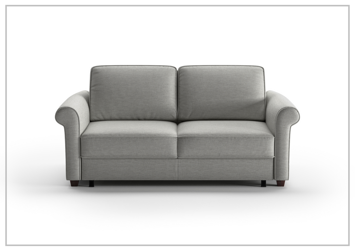 Luonto Charleston Fabric Queen Sleeper Sofa in Gray Goose Color