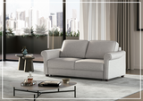 Luonto Charleston Fabric Sleeper Sofa in Gray Goose Color-SOFABED
