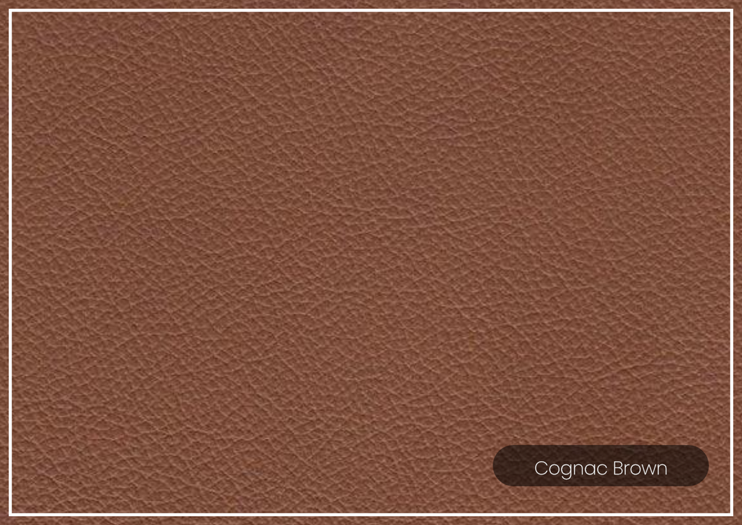 Hydeline Bella Brown Leather U-Shaped Sectional Sofa with Reversible Chaise