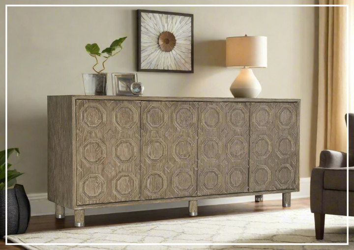 Bernhardt Alhambra 2-Drawers Solid Wood Entertainment Credenza