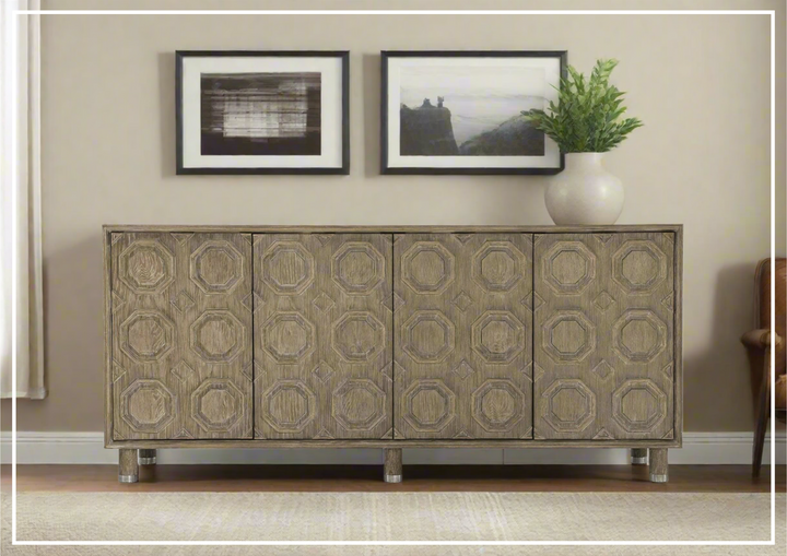 Bernhardt Alhambra 2-Drawers Solid Wood Entertainment Credenza