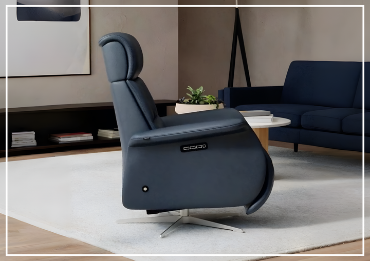 Fjords Cosmo Leather Zero Gravity Recliner Chair with Triple Motor-Sofabed