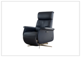 Fjords Cosmo Leather Zero Gravity Recliner Chair with Triple Motor-Sofabed