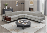 Klaussner Cresenly 6-Seater Sectional In Gray-SOFABED