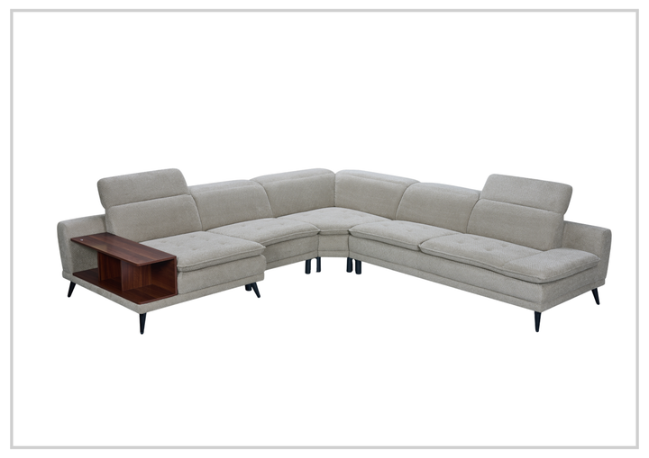 Klaussner Cresenly 6-Seater Sectional In Gray-SOFABED