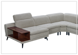 Klaussner Cresenly 6-Seater Sectional In Gray-SOFABED