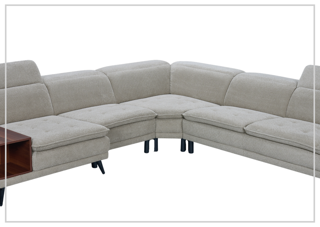Klaussner Cresenly 6-Seater Sectional In Gray-SOFABED