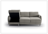 Luonto Delta 3-Seater Fabric Full XL Sectional Sofa Sleeper With Reversible Chaise