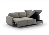 Luonto Delta 3-Seater Fabric Full XL Sectional Sofa Sleeper With Reversible Chaise