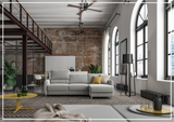 Delta 3-Seater Full XL Sectional Sofa Sleeper With Reversible Chaise-SOFABED
