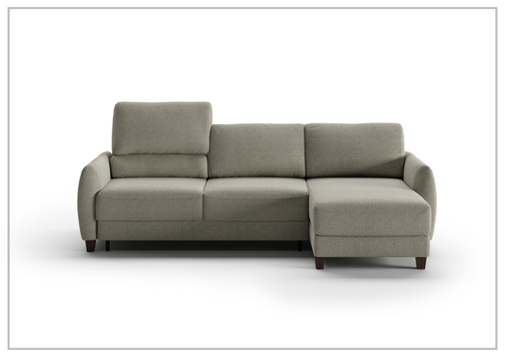 Delta 3-Seater Full XL Sectional Sofa Sleeper With Reversible Chaise