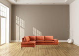 Gio Italia Decker L-Shaped Italian Leather Sectional Sofa