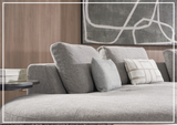 Gio Italia Divanoir Modular Sectional Sofa With Chaise