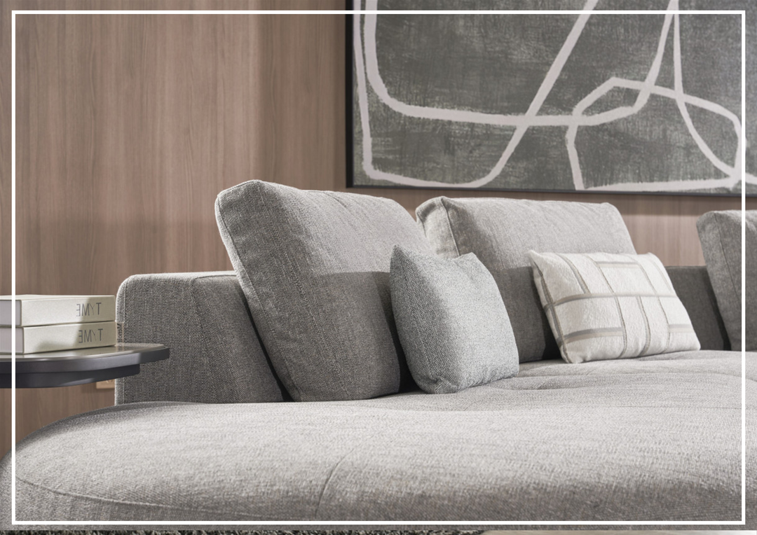Gio Italia Divanoir Modular Sectional Sofa With Chaise