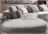Gio Italia Divanoir Modular Sectional Sofa With Chaise