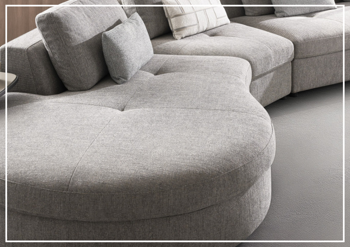 Gio Italia Divanoir Modular Sectional Sofa With Chaise