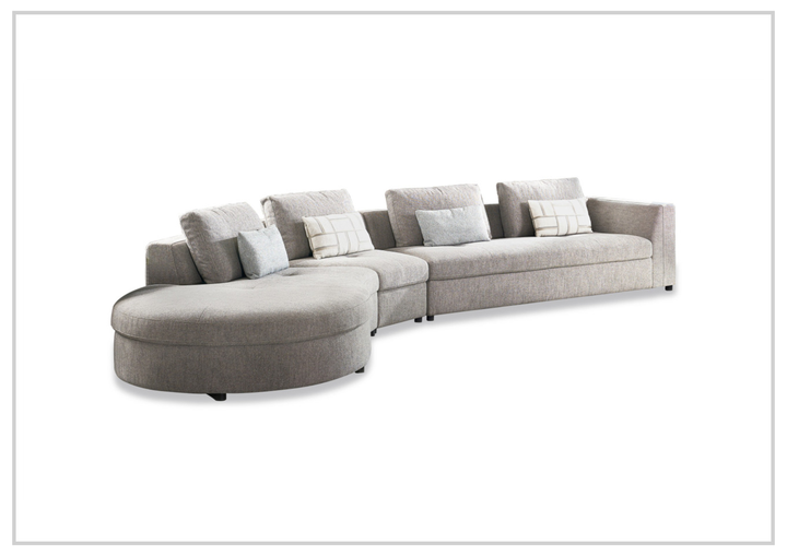Gio Italia Divanoir Modular Sectional Sofa With Chaise