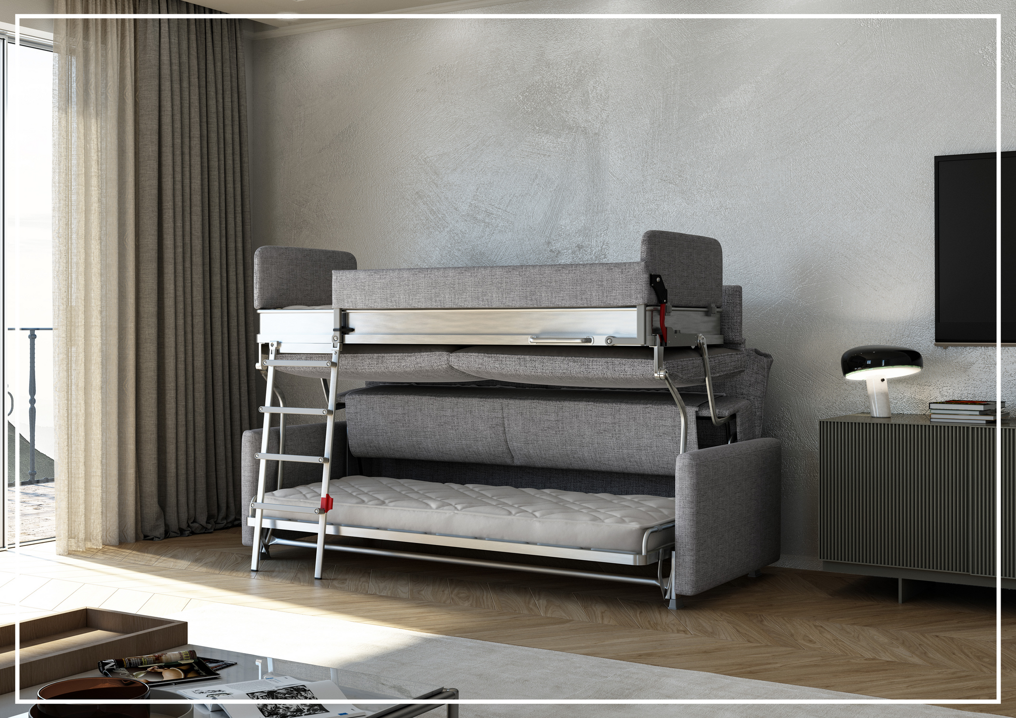 Elevate Bunk Bed Sleeper Sofa