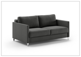 Luonto Elfin Fabric Queen Sleeper Sofa with Chrome or Wood Legs