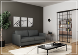 Elfin Queen Chair Sleeper Sofa with Chrome or Wood Legs-SOFABED