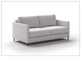 Luonto Elfin Fabric Queen Sleeper Sofa with Chrome or Wood Legs