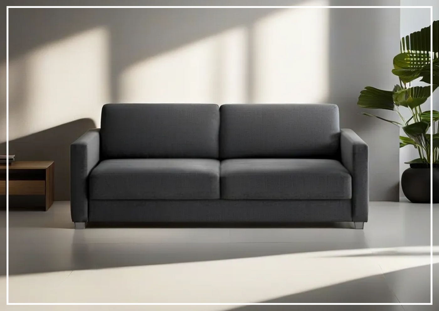 Luonto Emery Full XL Fabric Sleeper Sofa with Easy Deluxe Function