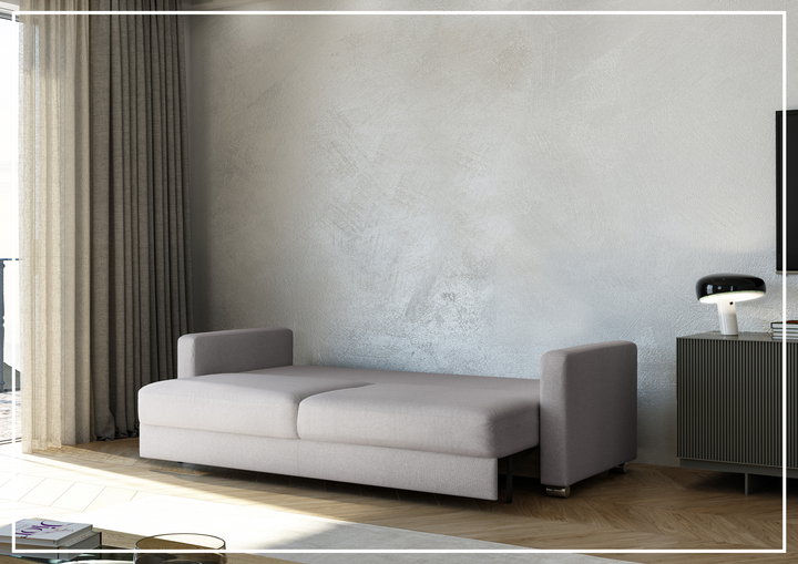 Luonto Emery Fabric Sleeper Sofa With Easy Deluxe Function Custom Made To Order