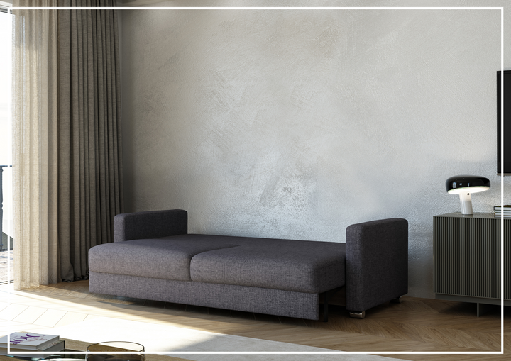 Luonto Emery Fabric Sleeper Sofa With Easy Deluxe Function Custom Made To Order