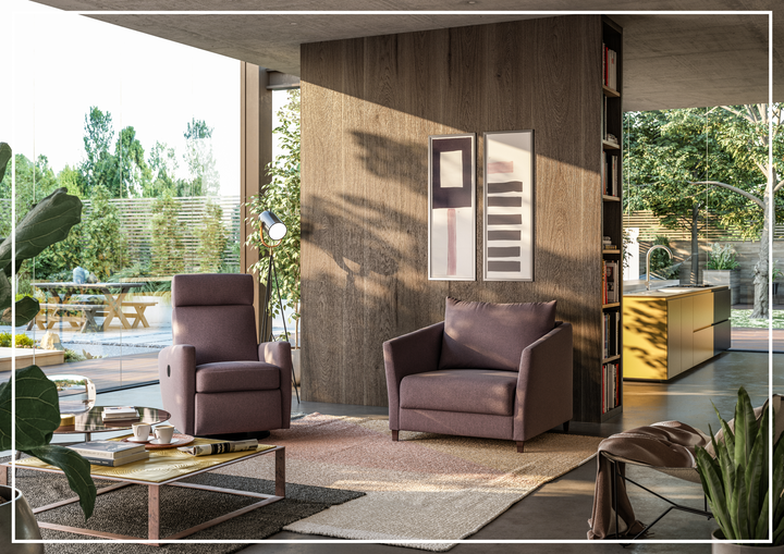 Luonto Erika Fabric Sofa Sleeper With Nest Mechanism-SOFABED