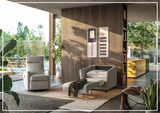 Luonto Erika Fabric Sofa Sleeper With Nest Mechanism