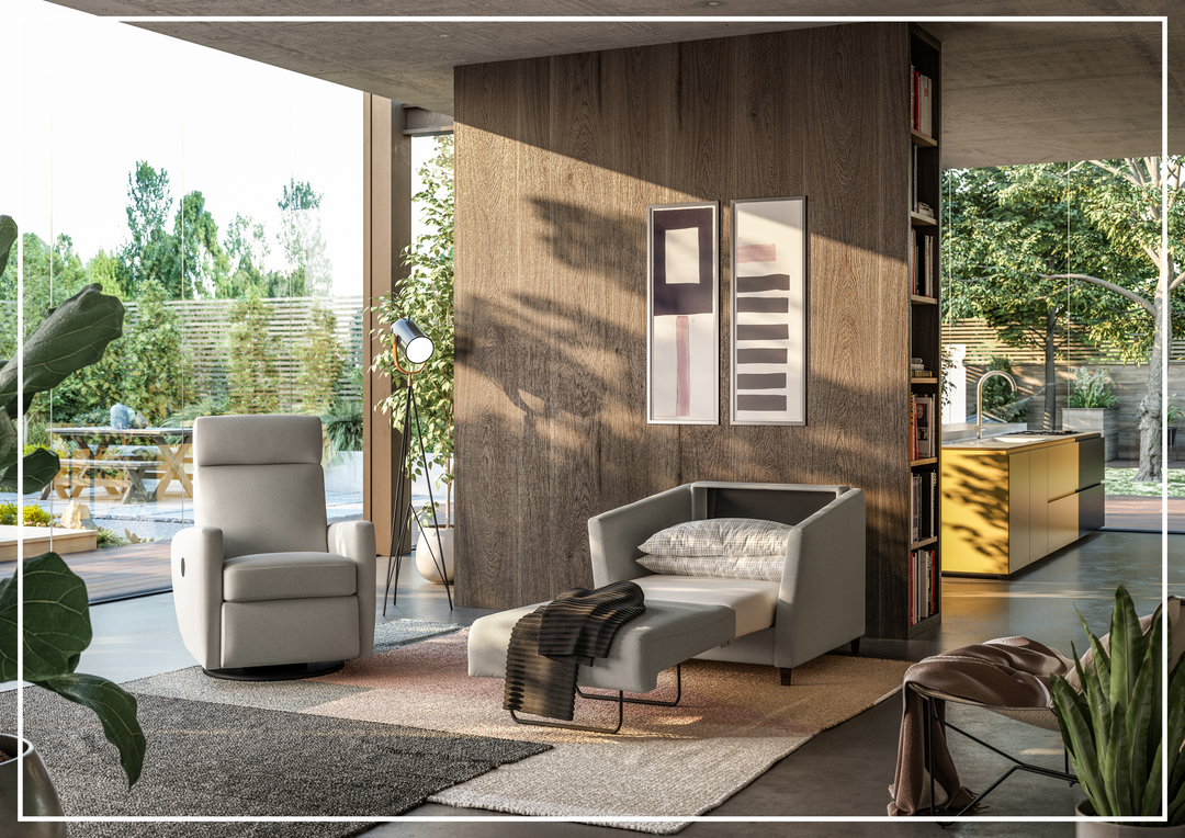 Luonto Erika Fabric Sofa Sleeper With Nest Mechanism