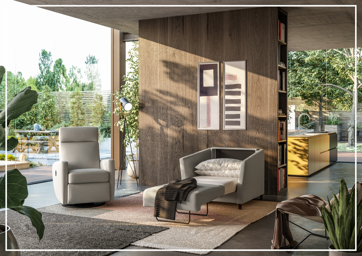 Luonto Erika Fabric Sofa Sleeper With Nest Mechanism