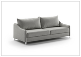 Ethos Fabric King Sleeper Sofa With Wood or Chrome Legs