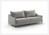 Ethos Fabric King Sleeper Sofa With Wood or Chrome Legs