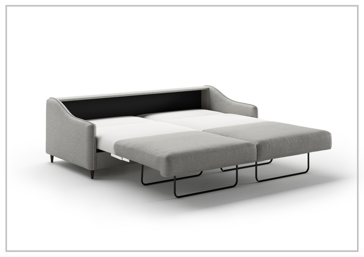 Luonto Ethos Fabric King Sleeper Sofa With Wood or Chrome Legs-SOFABED