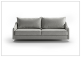 Luonto Ethos Fabric King Sleeper Sofa With Wood or Chrome Legs