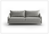 Ethos Fabric King Sleeper Sofa With Wood or Chrome Legs