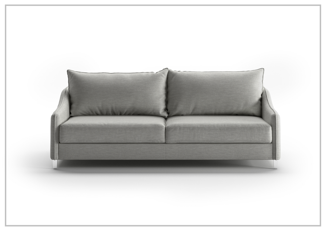 Luonto Ethos Fabric King Sleeper Sofa With Wood or Chrome Legs