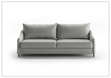 Luonto Ethos Fabric King Sleeper Sofa With Wood or Chrome Legs